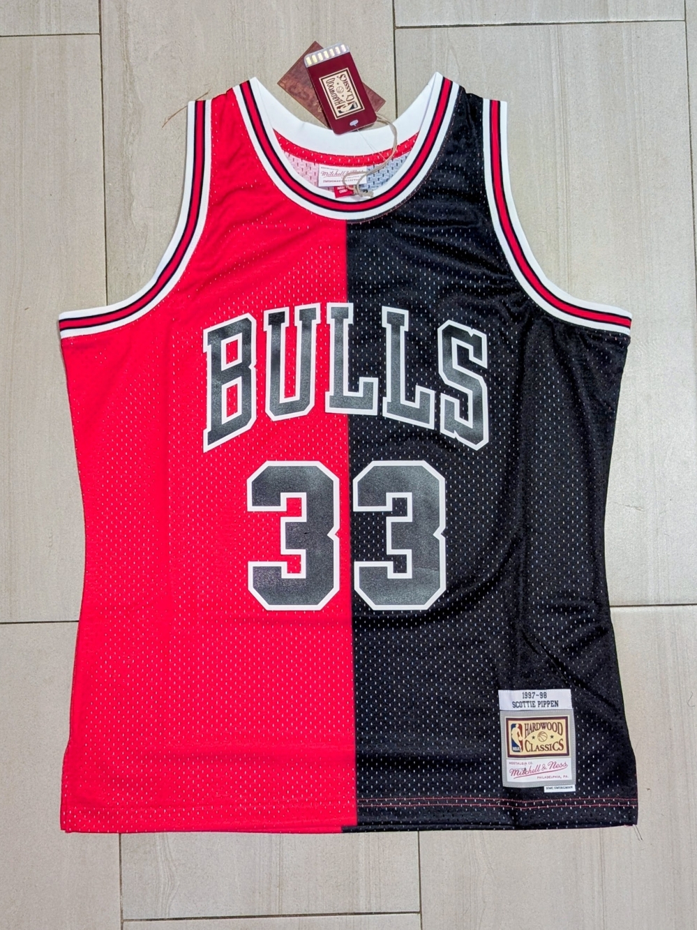 Scottie Pippen Chicago Bulls 1995-96 Split Jersey